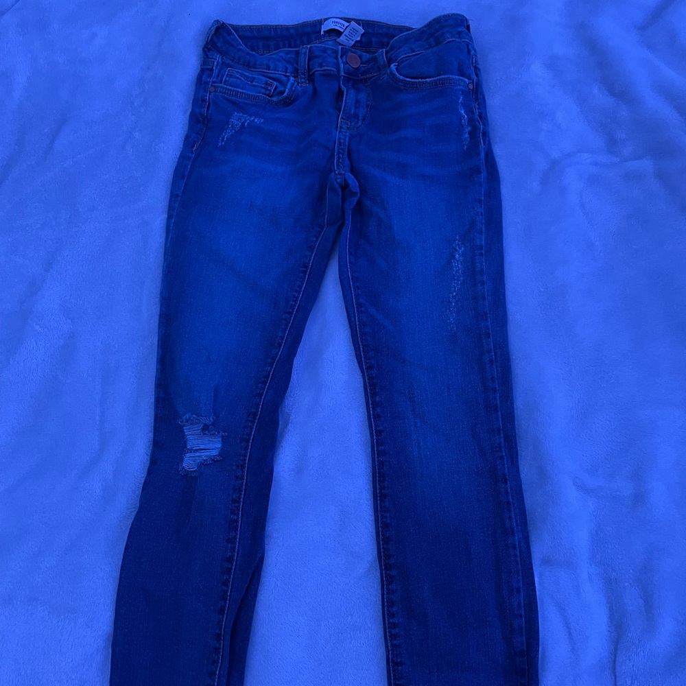 Forever 21 Jeans, low waist.